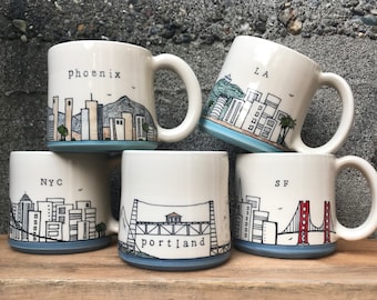 MADE to ORDER ~ City Skyline Mug