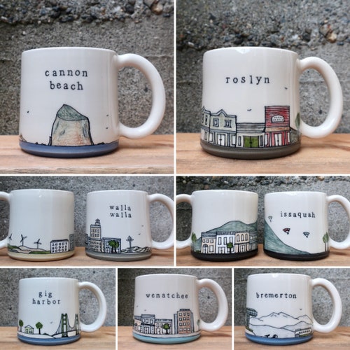 MADE to ORDER ~ PNW Mug, Pacific Northwest Mug