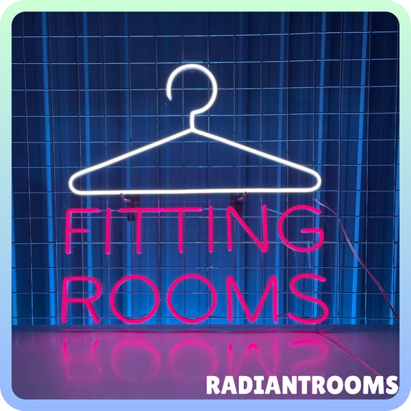 Fitting Rooms Neon Sign, Fitting Room Fashion Shop Led Sign, Custom Neon Sign, Woman Clothing Boutique Led Light, Woman Fashion Shop Decor