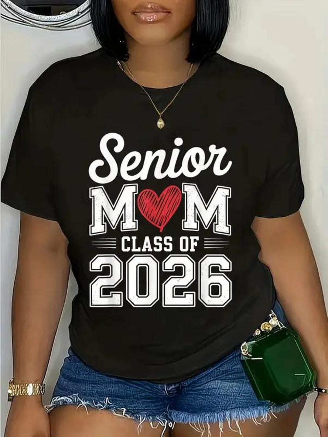 Senior Mom Class of 2026 Proud Parent Graduation Tee, Graduation Mom ...