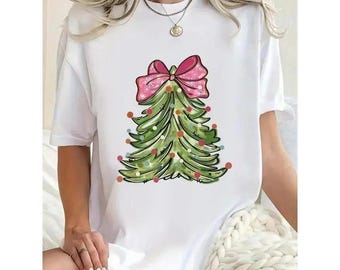 Cartoon Christmas Tree Shirt, Merry Christmas Hoodie, Festive Holiday Sweatshirt, Cute Xmas Tee, Gift For Her
