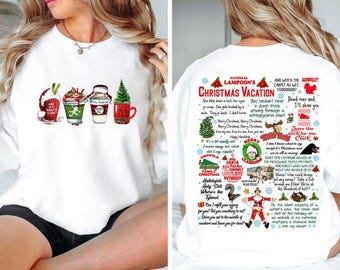 Christmas Vacation Rant T-shirt, Christmas Vacation Quotes Sweatshirt, Clark Griswold Hoodie, National Lampoons Vacation Comfort Color Tees