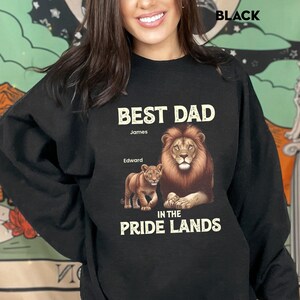 Simba Mufasa Best Dad In Pride Lands T-shirt, Lion King Sweatshirt, Father&#39;s Day Hoodie, T-shirtfor Dad Great Gift Ideas For Men Grandpa