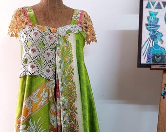 Green Layered Jacket