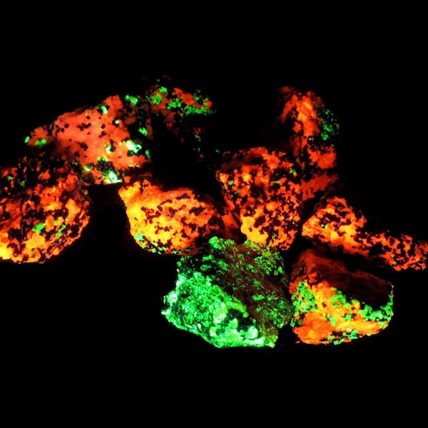 Vente en gros de calcite Willemite fluorescente