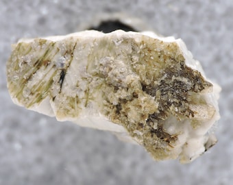 Ancylite-Ce with Polylithionite in perky box old stock thumbnail mineral specimen