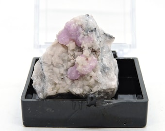 Cobaltocalcite in perky box thumbnail mineral specimen