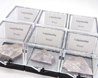 Lepidolite Plates in perky box