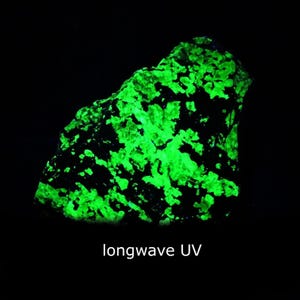 Willemite with Franklinite Slickenside Fluorescent Specimen 13 ounces
