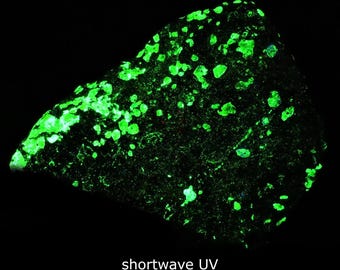 Willemite in Zincite Fluorescent Mineral Specimen 14 ounces
