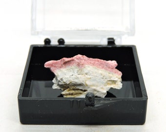 Cinnabar in Opal in perky box thumbnail specimen