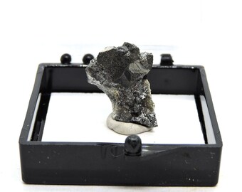 Tennantite in perky box thumbnail mineral specimen