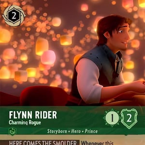 Flynn Rider Charming Rouge CUSTOM Lorcana Enchanted Proxy/Orca Foil