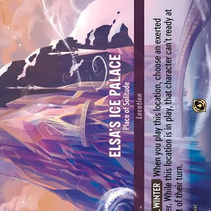 Elsa Ice Palace Lorcana Challenge Card Proxy/Orca Foil