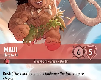 ロルカナ　マウイ　俺って半サメだろ？　フォイル　foil マウイ ハーフシャーク フォイル ロルカーナ プロキシ - Etsy 日本