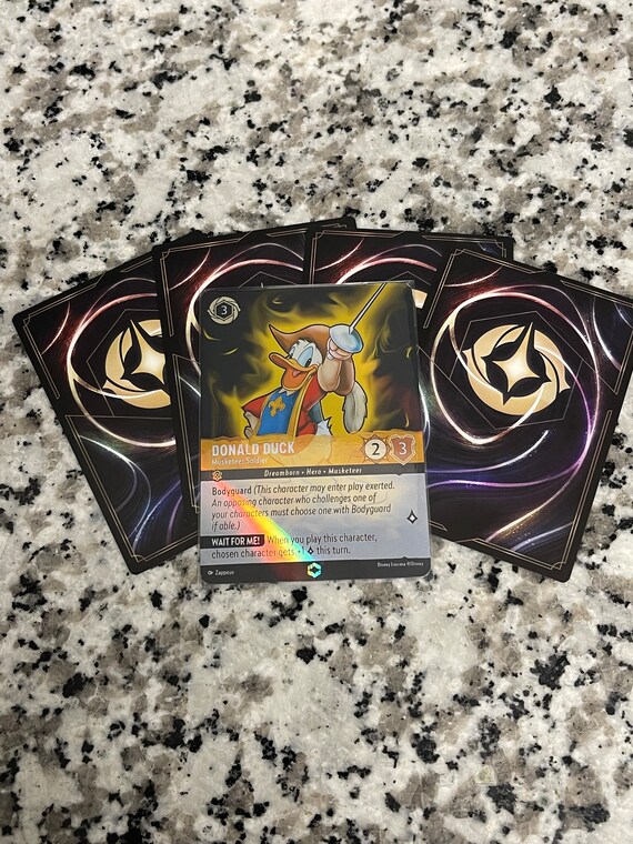 ロルカナ Donald Duck - Musketeer FOIL【psa10】 FOIL Disney Lorcana - Donald Duck Musketeer - Uncommon HOLO