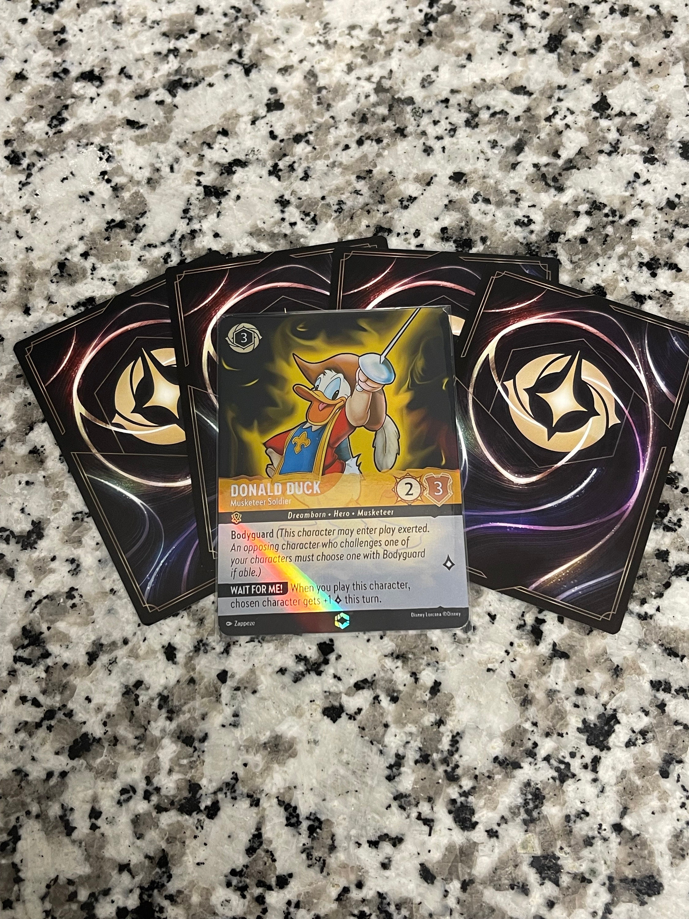 Donald Duck Musketeer Soldier CUSTOM Lorcana Enchanted Proxy