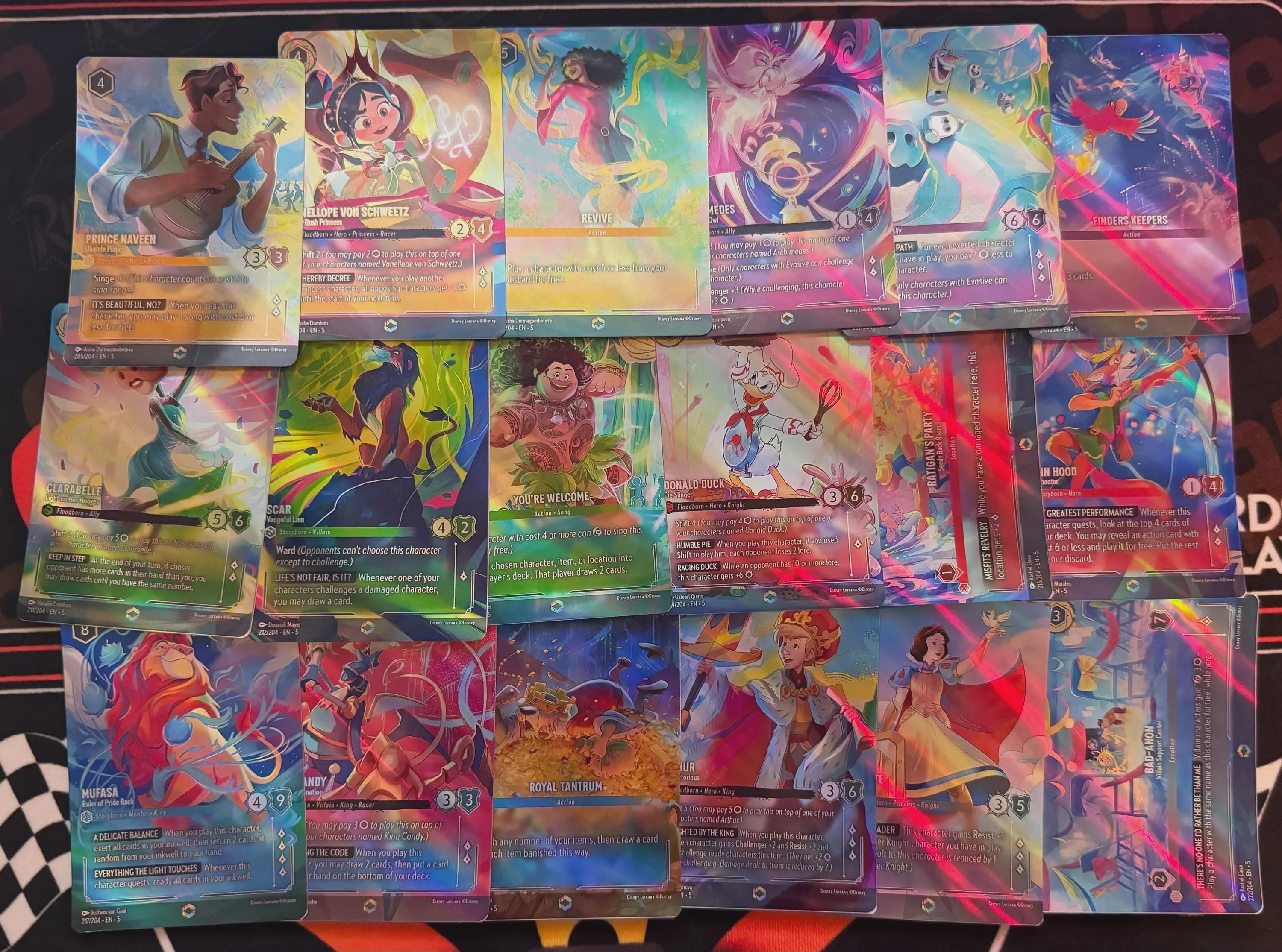 【値下げ】エンチャンテッド　ムファサ セット 5 エンチャント - プライドロックの支配者ムファサ - フォイル