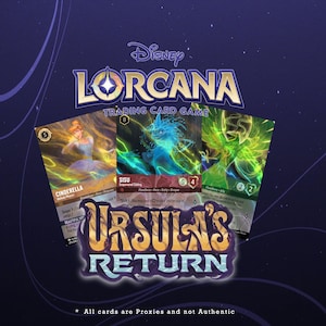 Disney Lorcana (Premium)  Set 4 Enchanted PROXY