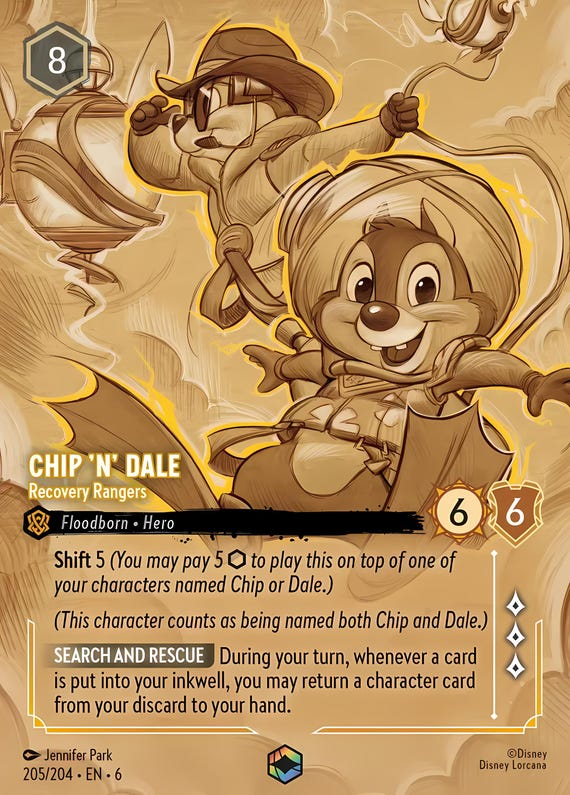 booster box lorcana msrp Chip 'n' Dale - Recovery Rangers (Enchanted) main image 1