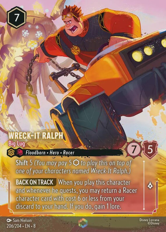 Set 8 Enchanted - Wreck-it Ralph Big Lug Foil Finish High Quality Lorcana Proxy Card - Etsy Set 8 Enchanted - Wreck-it Ralph Big Lug Foil Finish High Quality Lorcana Proxy Card - Etsy