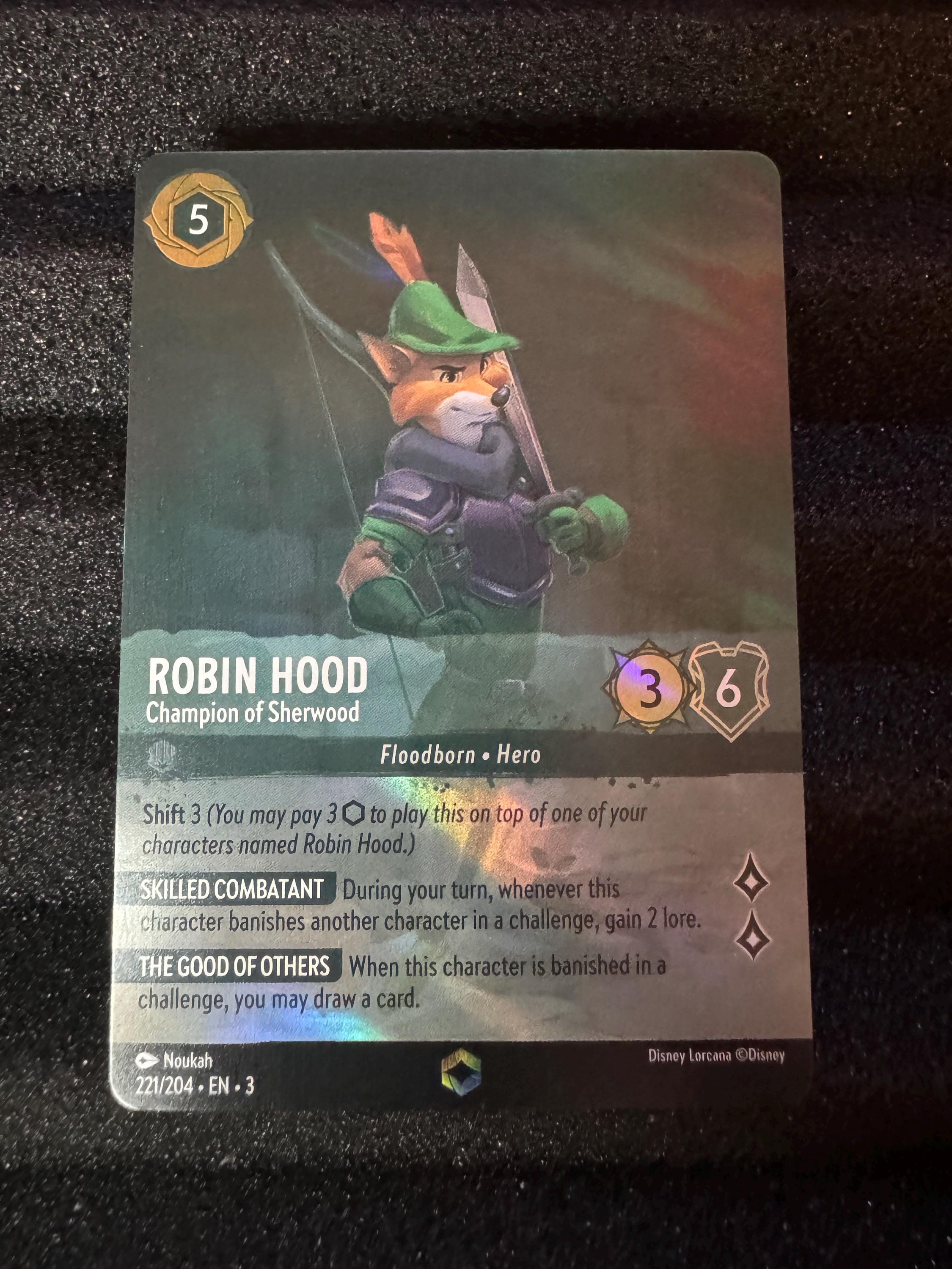 【ラッピング不可】 Robin 3 Set Lorcana Disney Hood Lorcana Sherwood of Champion その他