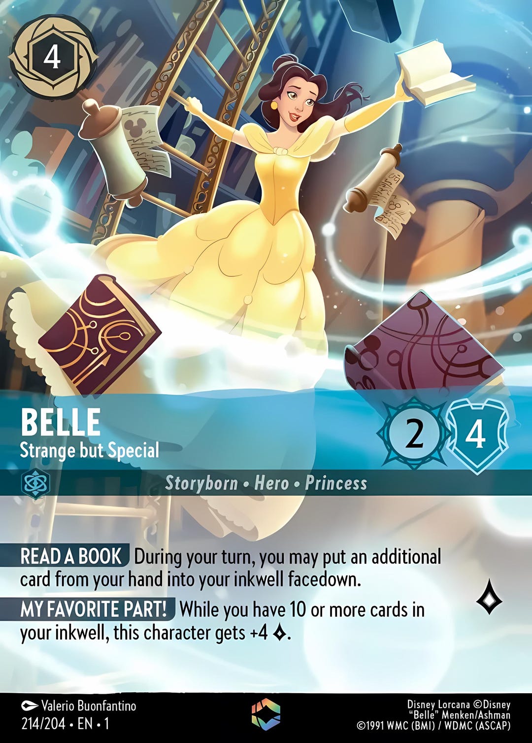 Belle - Our first blue legendary! : r/Lorcana