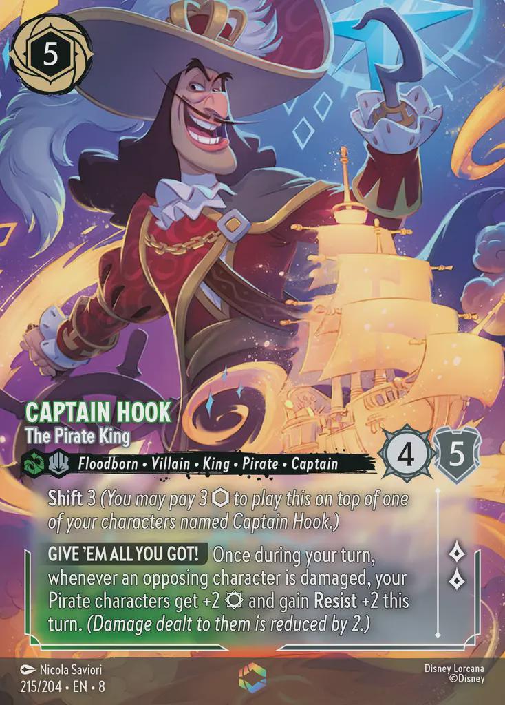Set 8 Enchanted - Captain Hook the Pirate King – Foil Finish