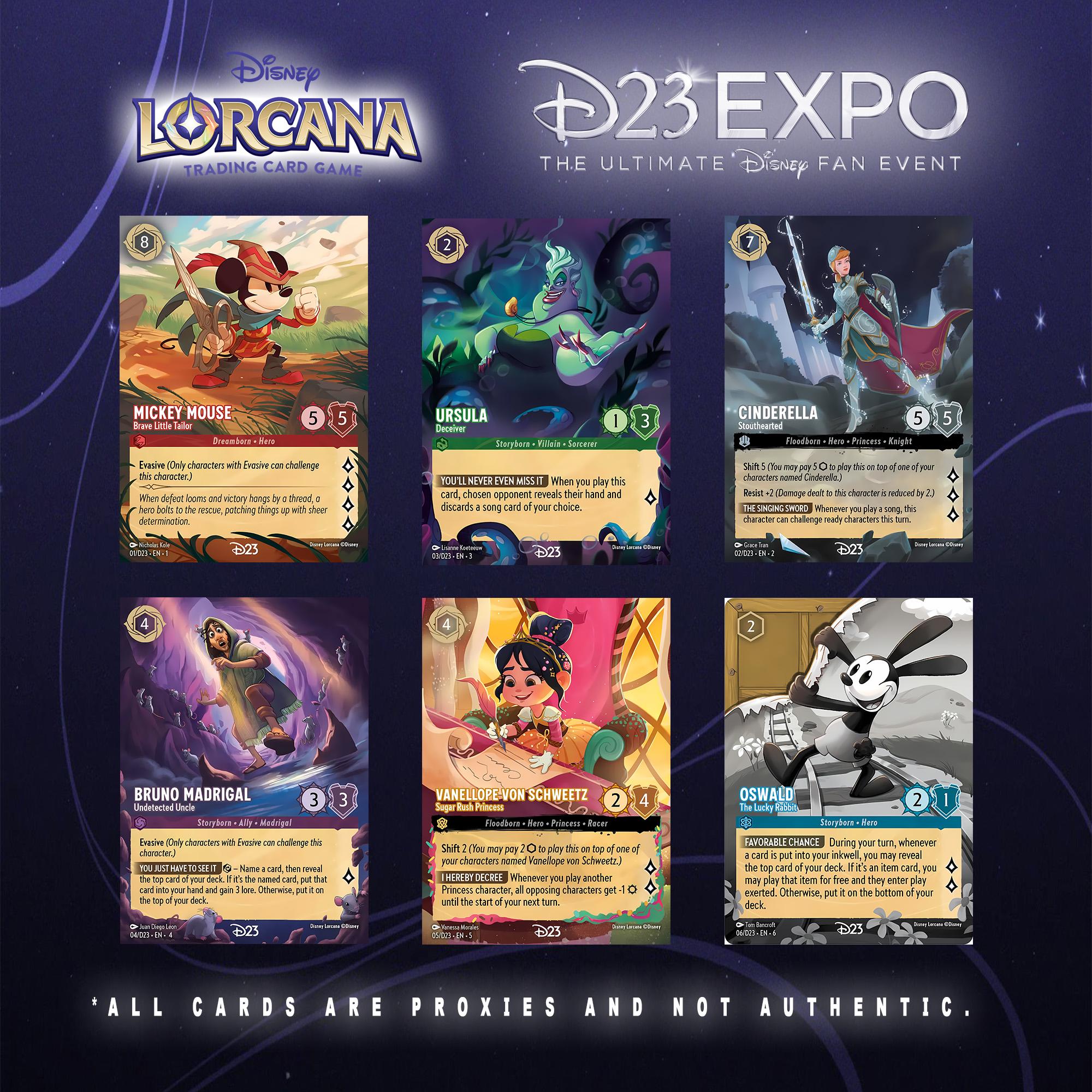 D23 Lorcana Card - Etsy