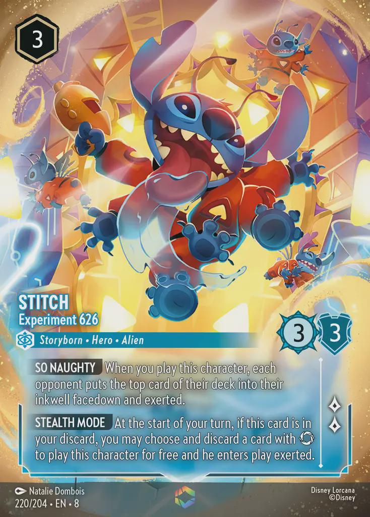 Lorcana Stitch expo psa9 ロルカナ スティッチ プロモ Stitch - Rock Star (Store Championship) - [Foil, Enchanted, Graded