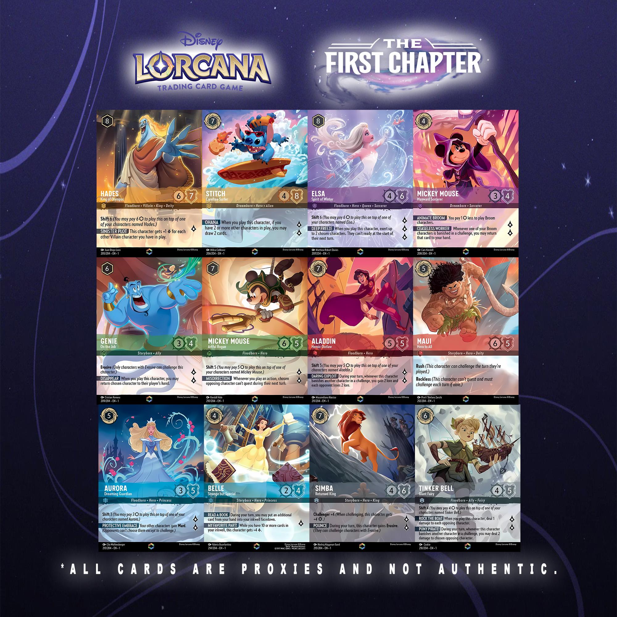 Lorcana Enchanted Cards - Etsy