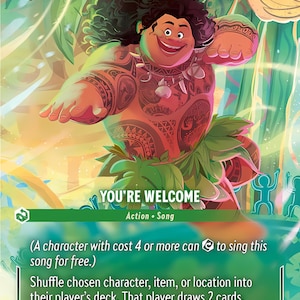 Disney Lorcana (ESTÁNDAR) SET 5 De nada Lorcana Enchanted Proxy/Orca Foil