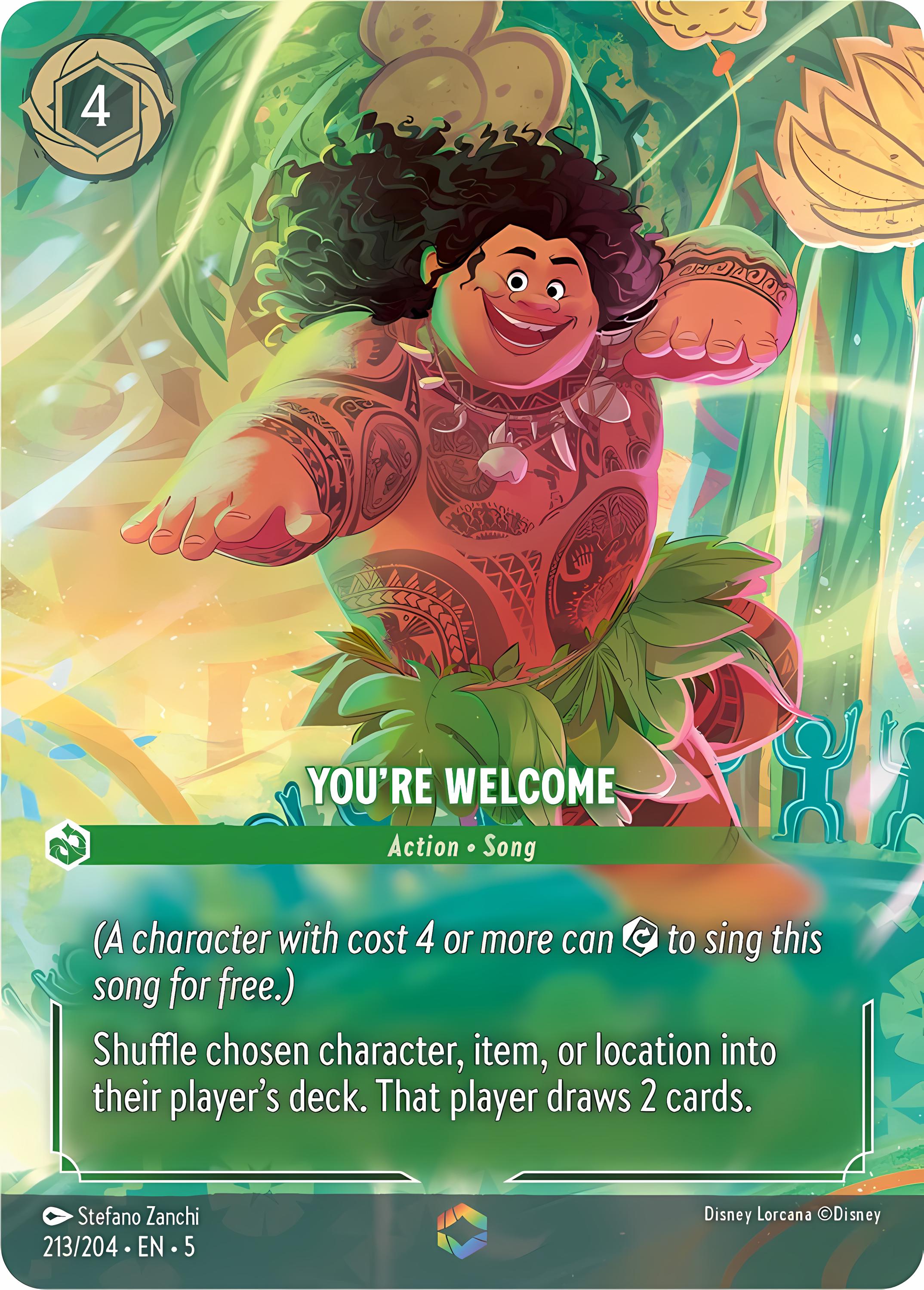 Set 5 Enchanted - You're Welcome – Foil Finish – High Quality