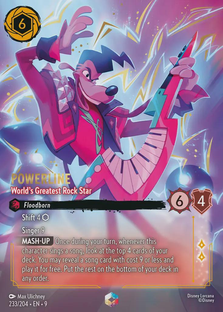 LORCANA カード Standard Lorcana Proxy Card – Set 8 Enchanted - Powerline