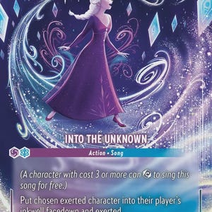 Disney Lorcana (STANDAARD) SET 8 Into The Unknown Lorcana Enchanted Proxy/Orca Foil