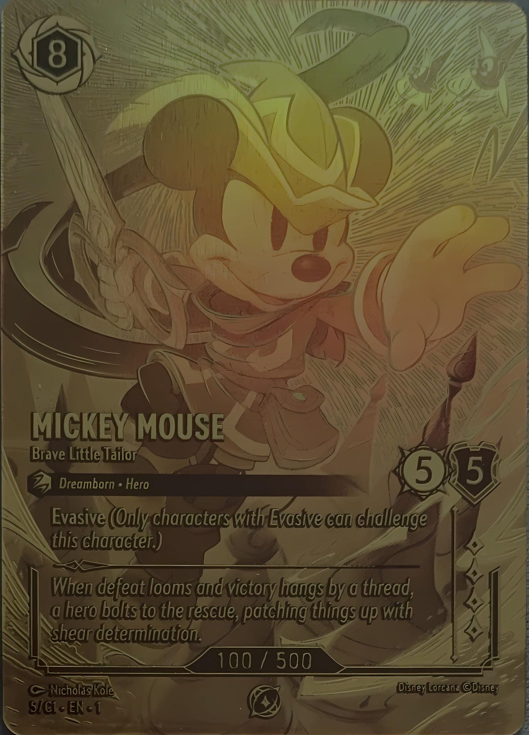 DLC Promo - Mickey Mouse Brave Little Tailor – Foil Finish – High