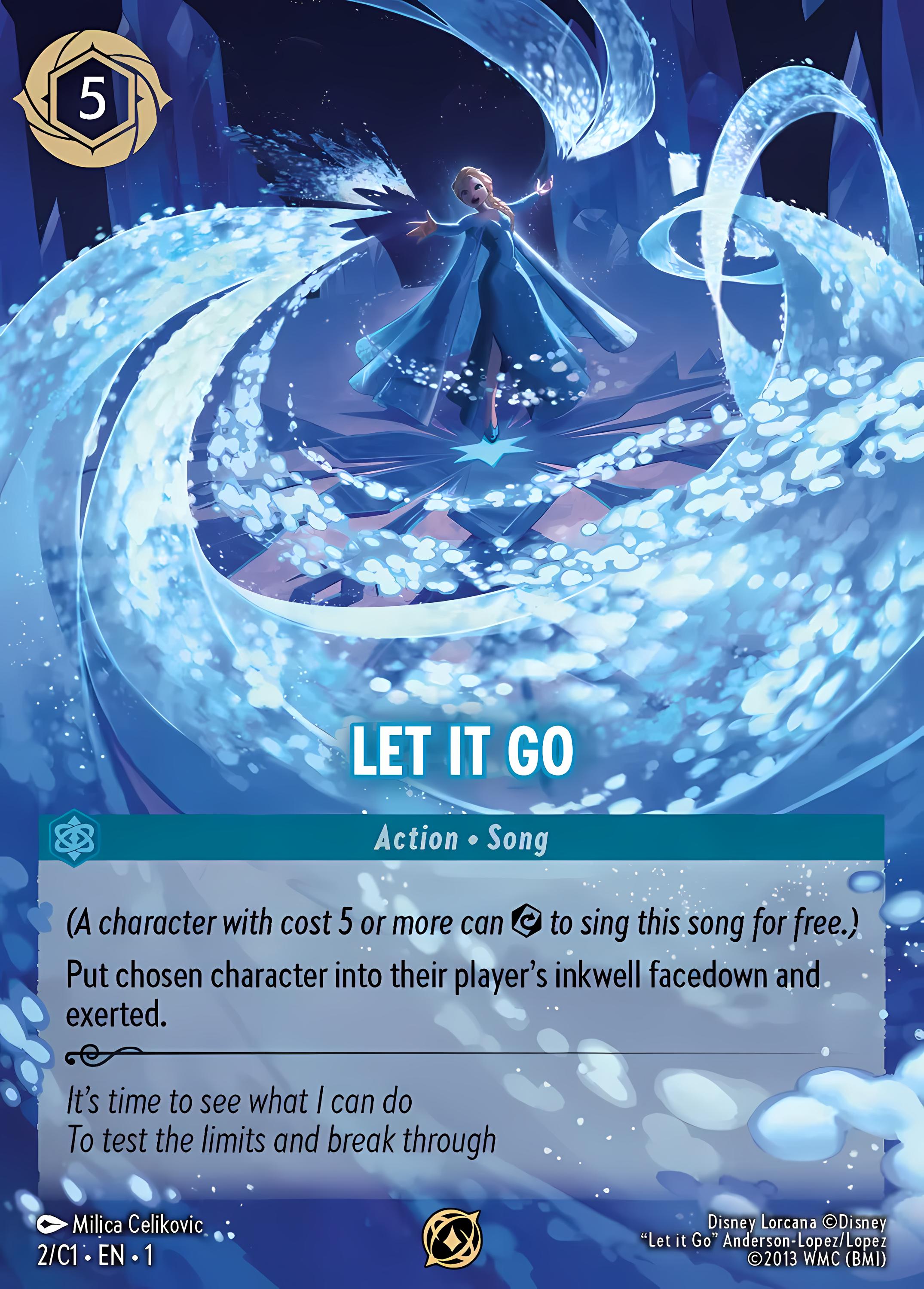 一番人気物 Let It Go Lorcana Challenge Card Proxy/orca Foil - Etsy その他