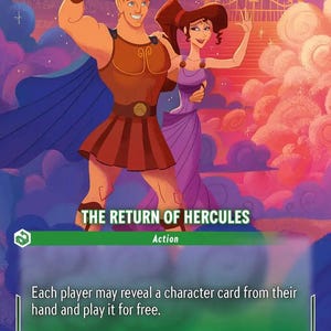 Disney Lorcana (STANDAARD) SET 7 The Return of Hercules Lorcana Enchanted Proxy/Orca-folie