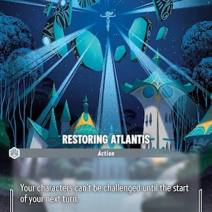 Disney Lorcana (STANDAARD) SET 7 Restoring Atlantis Lorcana Enchanted Proxy/Orca Foil