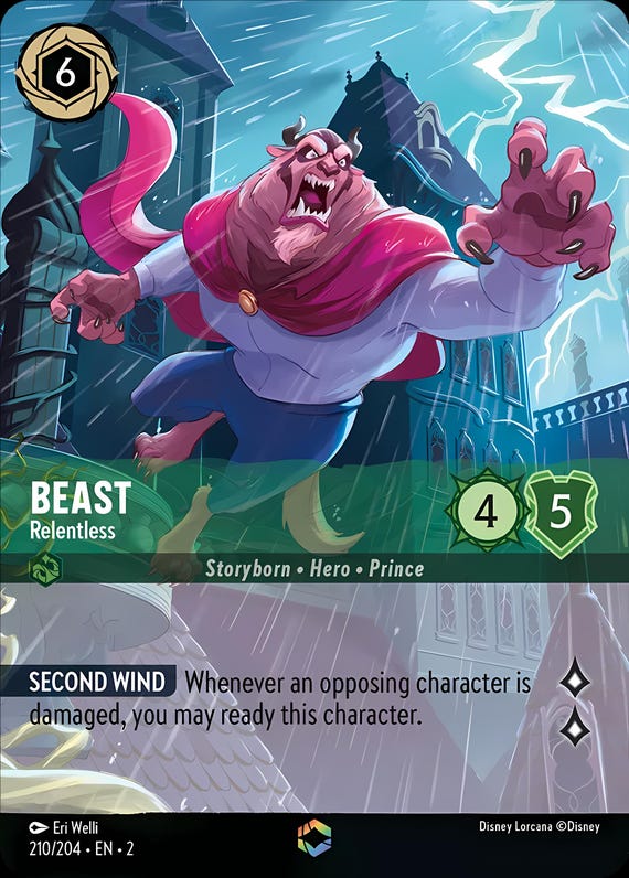 lorcana enchanted cards set 2 Enchanted Favorite : r/Lorcana