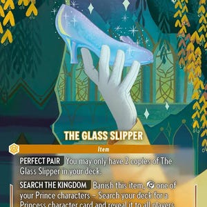 Disney Lorcana (ESTÁNDAR) SET 7 La Zapatilla de Cristal Lorcana Enchanted Proxy/Orca Foil