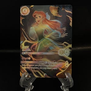 Set 10 Iconic - Ariel Ethereal Voice – Foil Finish – High Quality – Lorcana Proxy Card 241/204