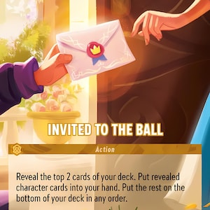 Invitado al baile Lorcana Challenge Card Proxy/Orca Foil