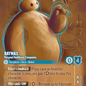Disney Lorcana (ESTÁNDAR) SET 6 Baymax - Compañero de salud personal Lorcana Enchanted Proxy/Orca Foil