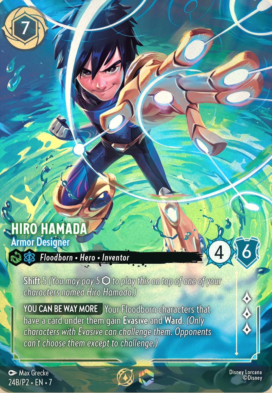 ロルカナ Hiro Hamada Armor Designer ヒロ ハマダ Disney Lorcana (STANDARD) SET 7 Hiro Hamada Armor Designer