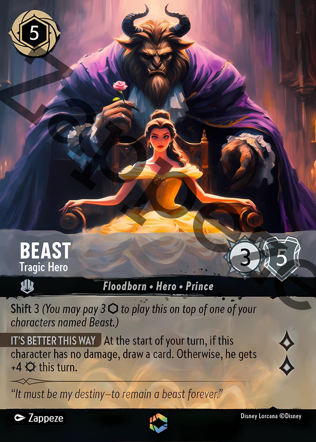 Enchanted Rare Beast Pounces Into Disney Lorcana: Rise of