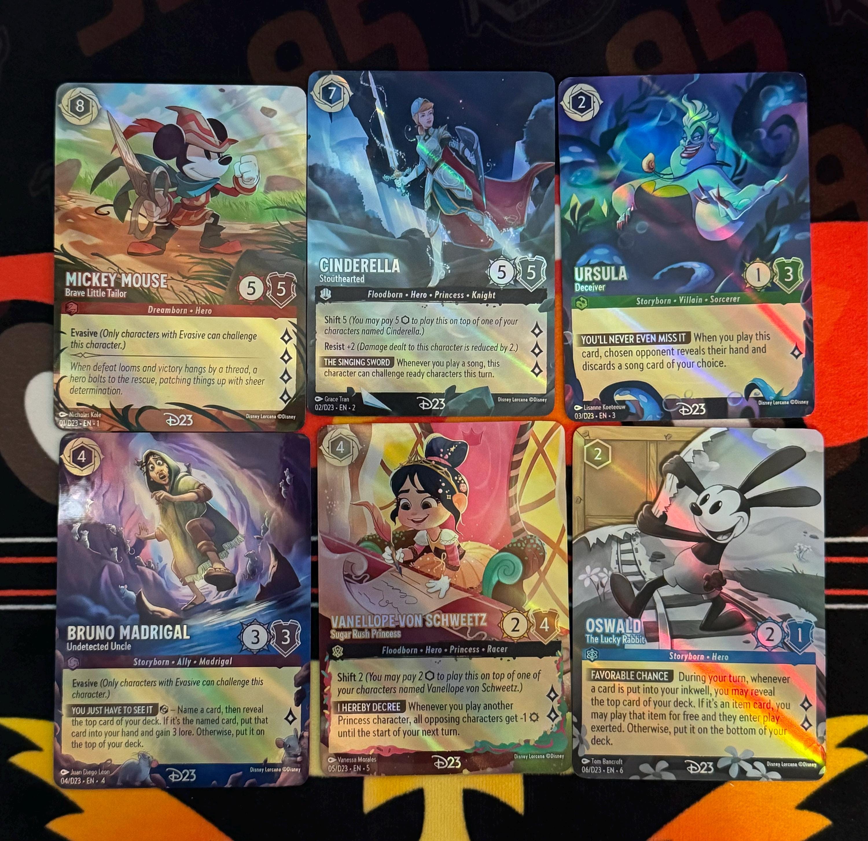 ロルカナ　ディアブロ　foil D23 EXPO 2024 LORCANA MICKEY MOUSE PLAYFUL SORCERER 07/D23+