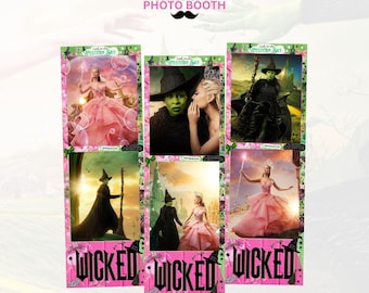 Wicked Inspired Photo Booth Template
