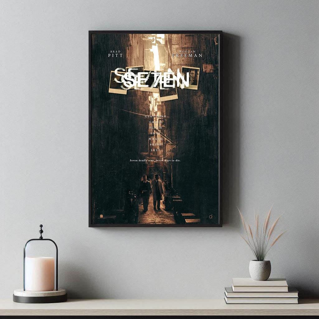 Se7en Movie Poster | High Quality Canvas Print I 2025 Movie Poster