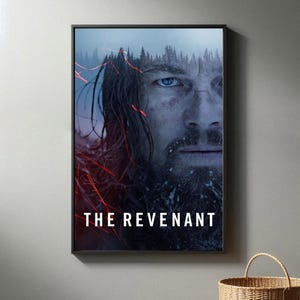 The Revenant Movie Poster | High Quality Canvas Print I 2024 Movie Poster | Modern Room Decorative Arts | Popular Film Gift